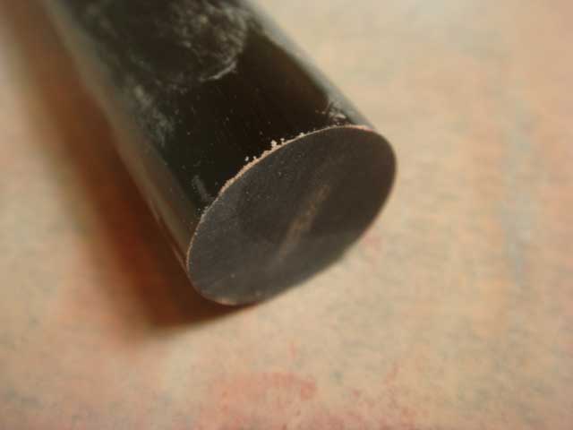 黒水牛の彫り直し